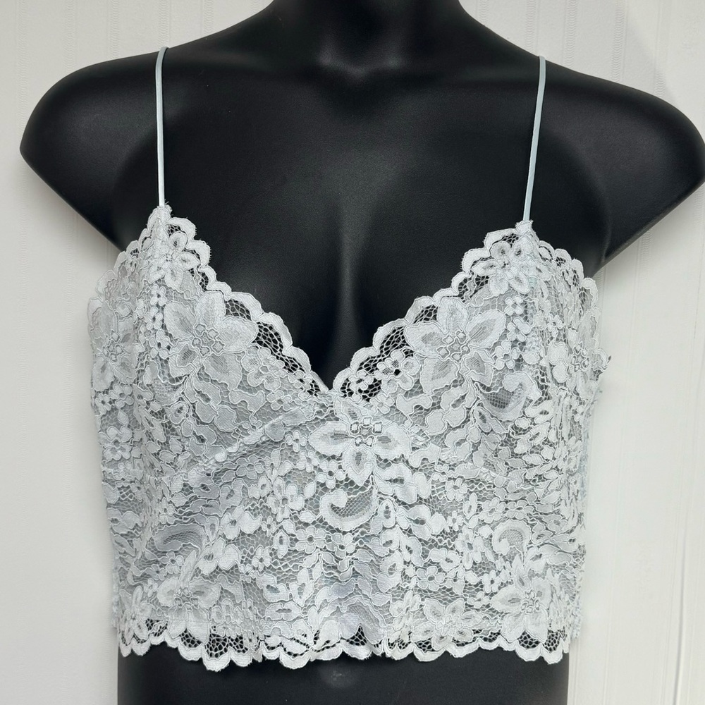 Express Lace Cropped Camisole - Size XL